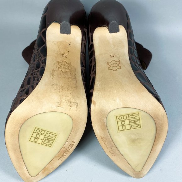 ASK ALICE Suede Snake Skin Cut Out Ankle Bootie - Picture 8 of 8